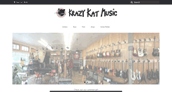 Desktop Screenshot of krazykatmusic.net