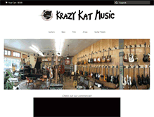 Tablet Screenshot of krazykatmusic.net